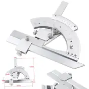 0-320°Precise Angle Measuring Finder Bevel Protractor Square Angular Ruler Tool