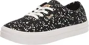 [Keds] Women's Breezie Canvas Sneaker, Black/Multi, 6