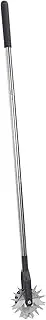 Wheel Rotatory Edger Manual Lawn Tool Sidewalk Hand Edger Rotatory Shear Wheel Rotatory Lawn Edger Sidewalk Manual Lawn Edger 3 Sections Stainless Steel Handle with Cushion Grip