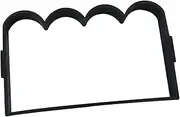 KALLORY Cement Molding DIY Die for Picket Fence Garden Edging Border Plastic Mold Hand Craft Tool Easy to Use