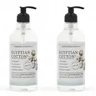 2 COMMONWEALTH SOAP TOILETRIES CST EGYPTIAN COTTON w/ALOE Hand Wash 15.5 oz