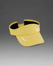 Run Visor, 2XU, OSFA, Pixel Lemon/White, Unisex