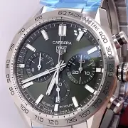 TAG HEUER Carrera Automatic Chronograph 44mm Watch, CBN2A10.BA0643 - GREEN DIAL