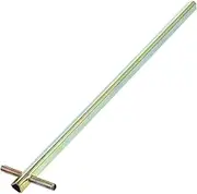 Amosfun Triangular Elevator Key with Extended Handle Elevator Door Access Tool for Emergency Use for Triangular Locks
