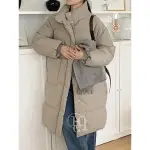 【CODIBOOK】韓國 1015MARKET 高領長版羽絨外套［預購］拉鍊外套 羽絨外套 女裝
