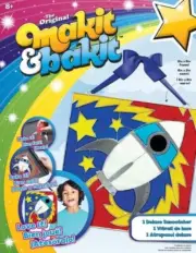 The Original Makeit & BakeIt Deluxe Suncatcher Kit Rocketship Space 8in Ages 8+