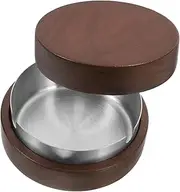 CATIEBYE Ashtray Ash Tray Smoking Supply Round Astray Home Accessory Indoor Cigarette Ash Holder Cigarette Butt Container Smoking Accessory Cigarette Supply Stainless Steel Silver