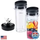 Replacement Parts for Nutri Ninja, 6Fin Blender Male Blade and cups Set for B