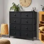Chest of 8 Drawers Cabinet Tower Dresser Organizer Clothes Toys Storage Unit Fa