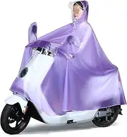 [CTRSM] Mobility Scooter rain Cover Canopy， Mobility Scooter Rain Cover,Unisex Windproof Poncho Cape for Outdoor Cycling Electric Bicycle Motorcycle with Rearview Mirror Cover,Blue,5XLBlu, Size : 4XL (Color