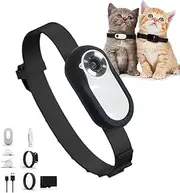 CatcamPro, Cat Cam Pro 2.0, Catcampro Cat Camera Collar, Wireless CatCam Pro Camera with GPS, 1080p HD Waterproof Pet Action Camera for Outdoor/Inoor (White)