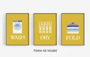 [Namly Design] Posters - Laundry Room / Set of 3