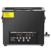 6L Ultrasonic Cleaner Machine w Digital Timer Stainless Steel Basket