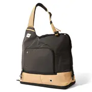 Hi Dream Shoulder Strap Pet Bag With Back Support Strap Black