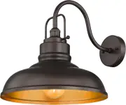 18 Inch Gooseneck Barn Light, Farmhouse Outdoor Sconces Wall Lighting, Outdoor B