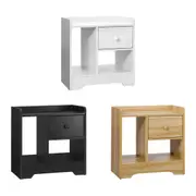 Oikiture Bedside Tables Side Table Nightstand Storage Drawer Shelf Bedroom Unit