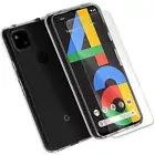 Tempered Glass Screen Protector Soft Slim TPU Case for Google Pixel 4a 5G Phone