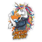 Unicorn Rocker, Vinyl Decal Sticker, Indoor Outdoor, 3 Sizes, #7940