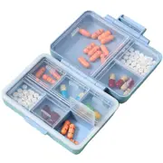 9 Compartments Pill Box Medical Kit Storage Container Tablets Capsule Portable Bins
