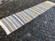 Turkish Rug, Vintage Rug, Kilim Rug,Handwoven Rug, Kilim Runner 2.7 x 12.8 ft