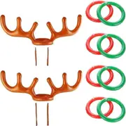 Christmas Inflatable Ring Toss Game, Reindeer Antler Ring Toss Game, Christmas Festival Toss Game, Party Game
