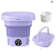 MacLehose Mini Portable Washing Machine 9L,Foldable Portable Washer Machine NEW