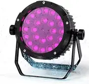LED Stage Lights, RGBWA+UV Par Lights, 24 * 10W High Power Par Can Lighting with DMX Control Sound Activated Uplights, IP65 Wash Light for Events DJ Disco Festival Wedding Party Stage Lighting