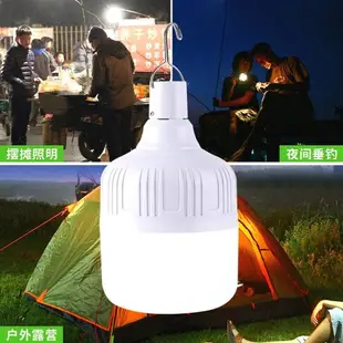 led戶外照明燈超亮強光防水停電應急移動便攜野外露營充電投光燈