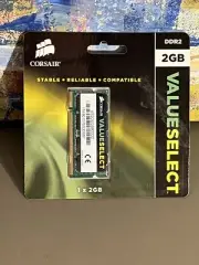 Corsair 2 GB SO-DIMM 800 MHz DDR2 Memory (VS2GSDS800D2)