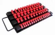 49pc GOLIATH INDUSTRIAL SOCKET STORAGE TRAY RAIL RACK HOLDER 1/4 3/8 1/2 SSTR