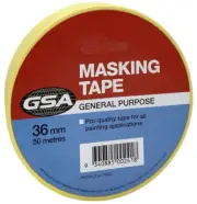 QTY 20 Masking Tape 36mm x 50mtr General Purpose GSA 70636