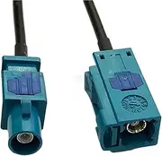 Xiaojiang Store Long Fakra Z SMB Male to Fakra Z Female Fit Fit Compatible G/PS an/Ten';na Extension Pigtail Cable RG174 50ohm 50cm 1m 2m 300cm 5m 10m(2m)