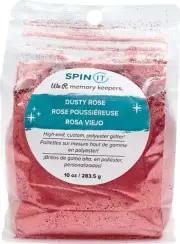 We R Memory Keepers Spin It Fine Glitter 10oz-Dusty Rose