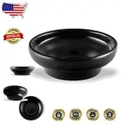 Elegant Black Melamine Salsa Bowls - 5 oz Capacity, Dishwasher Safe, 48 Pack