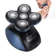 5 Blade Head Electric Shaver Waterproof Rechargeable Men Beard Shave MNS