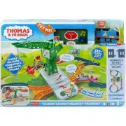 Thomas & Friends Motorized Train Set, Talking Cranky Delivery Set, Talking Crane