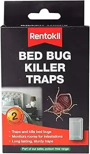 Rentokil Bed Bug Killer Traps (Twin Pack)
