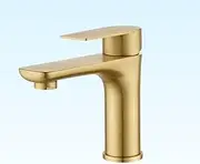 Basin Mixer Tap | Brushed Gold | WELS Rated + Watermark Certified | AUS