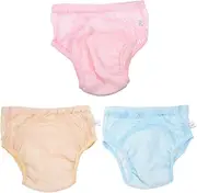 ASAKKURA Cotton Baby Training Pants Toddler Potty Training Underwear Reusable Washable Mesh Diapers Comfortable Fit