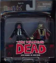 The Walking Dead Series 6 Minimates Deputy Michonne and Winter Zombie MINT