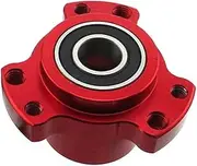 Lightened Billet Aluminum Racing Front Wheel Hubs For Go Kart Buggy ATV(Red)