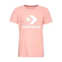 在飛比找Yahoo奇摩購物中心優惠-CONVERSE 女短袖上衣 粉 -10009152-A11