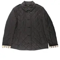 在飛比找蝦皮商城優惠-BURBERRY 菱格紋棉質輕型外套(黑色) 8053045