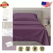 Breathable Twin Size 100% Egyptian Cotton Sheets - Luxurious 600 TC Bedding