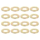 20Pcs Brass Flat Washer, M12x24x1mm Brass Washer Assortment for Screws Bolts