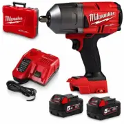 Milwaukee HIGH TORQUE IMPACT WRENCH WITH PIN DETENT KIT M18FHIWP12502C 1/2" 5Ah