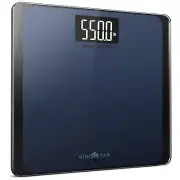 RunSTAR 550lb Bathroom Digital Scale for Body Weight with Ultra-Wide Platform an
