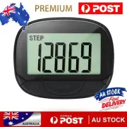 Clip-On Pedometer Step Counter Digital Display Multifunctional for Women Men