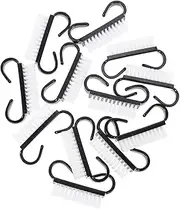 Healeved 12pc Manicure Cleaning Brush Set Handle Grip Nail Art Cleaning Tools for Hands Feet
