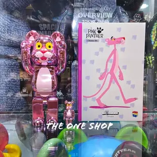 TheOneShop BE@RBRICK Pink Panther 電鍍 粉紅豹 頑皮豹 電鍍頑皮豹 400% 100%